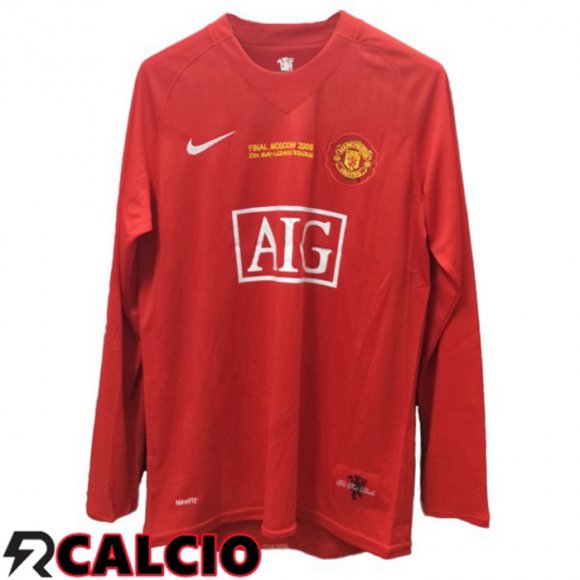 Siti Prima Maglia Manchester United Champion Manica Lunga Retro 2007