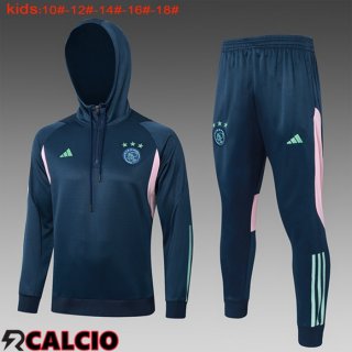 Giacca Con Cappuccio Tuta AFC Ajax Bambino Blu Reale 2024/2025