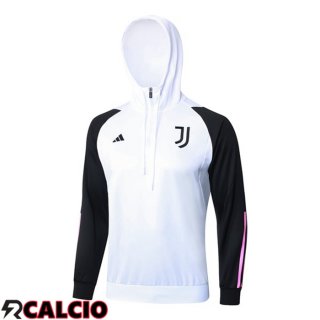 Felpa Con Cappuccio Juventus Bianco 2024/2025