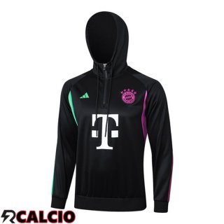 Felpa Con Cappuccio Bayern Monaco Nero 2024/2025