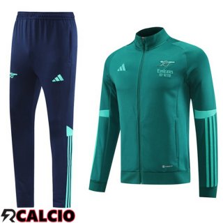 Insieme Tuta Calcio - Giacca Arsenal Verde 2024/2025