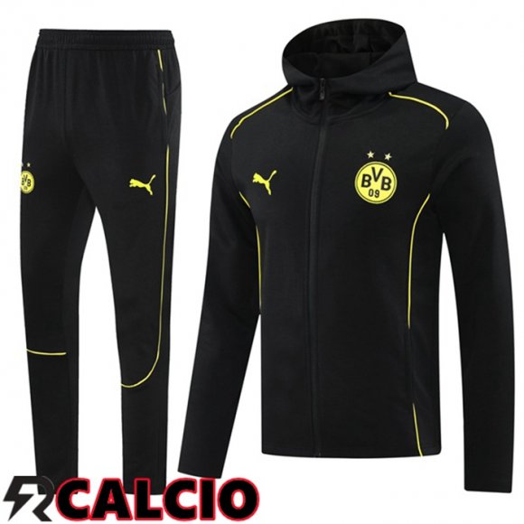 Tuta Calcio - Giacca A Vento Dortmund BVB Nero 2024/2025