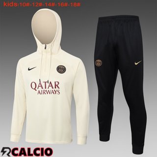 Giacca Con Cappuccio Tuta Paris PSG Bambino Giallo 2024/2025