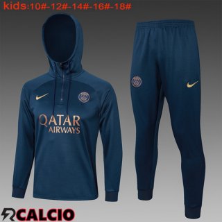 Giacca Con Cappuccio Tuta Paris PSG Bambino Blu Reale 2024/2025