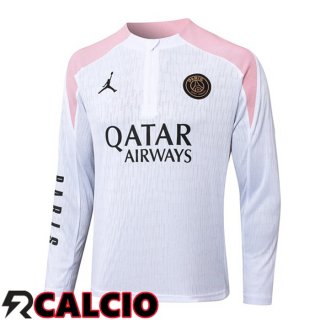 Felpa Allenamento JORDAN Paris PSG Bianco 2024/2025
