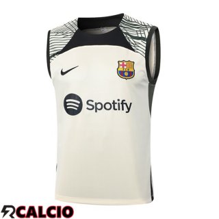 Canotta Allenamento FC Barcellona + Pantaloncini Giallo 2024/2025