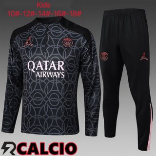 Insieme Tuta Calcio Paris PSG Bambino Nero 2025/2026