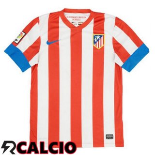 Prima Maglia Atletico Madrid Retro Bianco Rosso 2012-2013