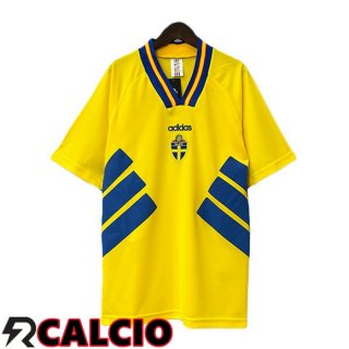 Prima Maglia Svezia Retro Giallo 1994
