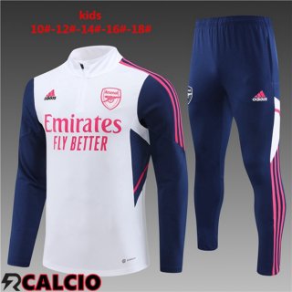 Insieme Tuta Calcio Arsenal Bambino Bianco 2023/2024