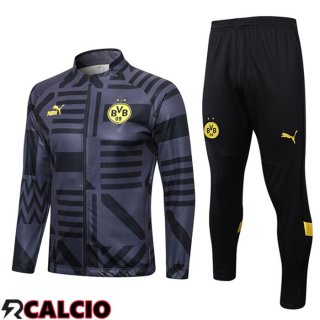 Insieme Tuta Calcio - Giacca Dortmund BVB Grigio 2023/2024