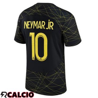 Quarto Maglia Paris PSG (NEYMAR JR 10) Nero 2022/2023