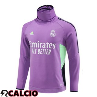 Felpa Allenamento Real Madrid Collo alto Viola 2023/2024