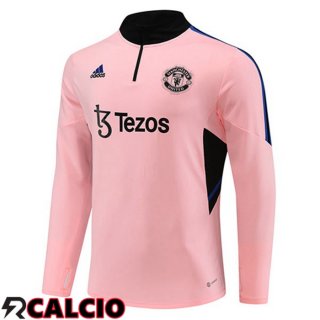 Felpa Allenamento Manchester United Rosa 2023/2024