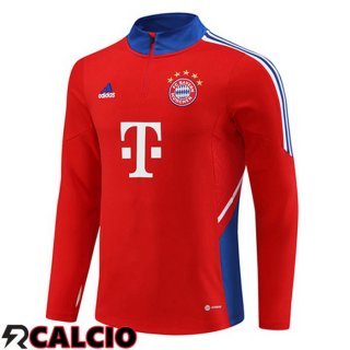 Felpa Allenamento Bayern Monaco Rosso 2023/2024