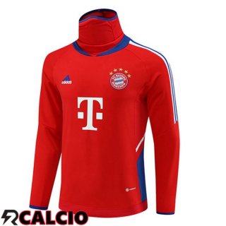Felpa Allenamento Bayern Monaco Collo alto Rosso 2023/2024