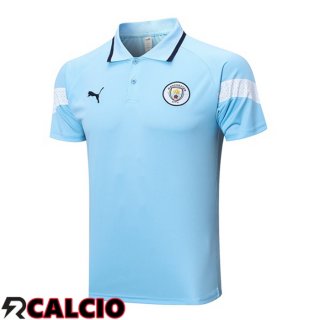 Maglia Polo Manchester City Blu 2023/2024