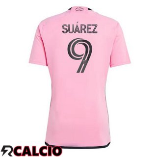 Maglie Calcio Inter Miami CF (Suárez 9) Prima Rosa 2024/2025