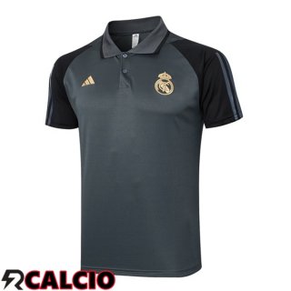 Kit Maglia Polo Real Madrid Grigio 2024/2025