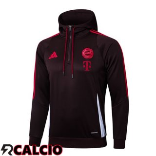 Felpa Con Cappuccio Bayern Monaco Rosso 2025/2026