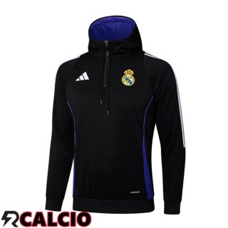 Felpa Con Cappuccio Real Madrid Nero 2025/2026