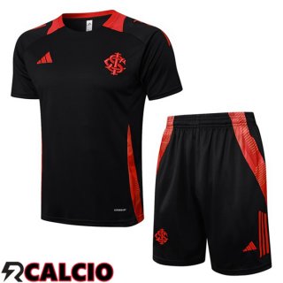 Insieme T Shirt Allenamento SC Internacional + Pantaloncini Nero 2025/2026