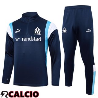 Insieme Tuta Calcio Marsiglia Blu Navy 2023/2024