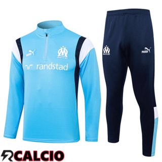 Insieme Tuta Calcio Marsiglia Azzurro 2023/2024