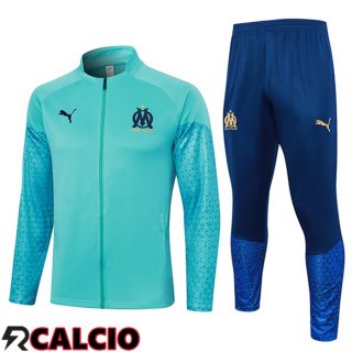 Insieme Tuta Calcio - Giacca Marsiglia Azzurro 2023/2024