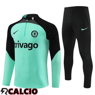 Insieme Tuta Calcio FC Chelsea Verde/Nero 2023/2024