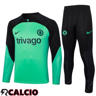 Insieme Tuta Calcio FC Chelsea Verde/Nero 2023/2024