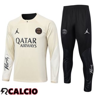 Insieme Tuta Calcio Jordan PSG Giallo/Nero 2024/2025