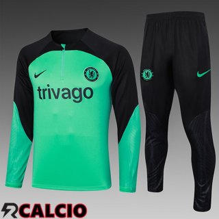 Insieme Tuta Calcio FC Chelsea Bambino Verde/Nero 2023/2024