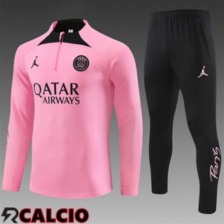 Insieme Tuta Calcio Jordan PSG Bambino Rosa/Nero 2024/2025