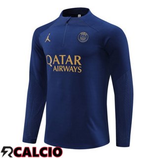 Felpa Allenamento JORDAN Paris PSG Blu Reale 2024/2025