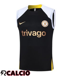 Canotta Allenamento FC Chelsea Nero Bianco 2024/2025