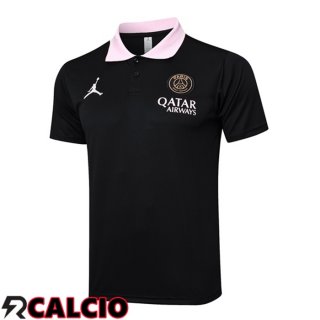 Maglia Polo Jordan Paris PSG Nero 2025/2026