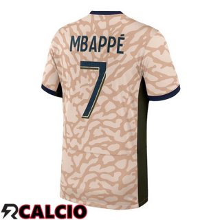 Maglie Calcio Paris PSG (Mbappé 7) Quarto Rosa 2023/2024