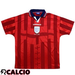 Seconda Maglia Inghilterra Retro Rosso 1998