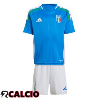 Maglia Italia Bambino Prima Blu UEFA Euro 2024
