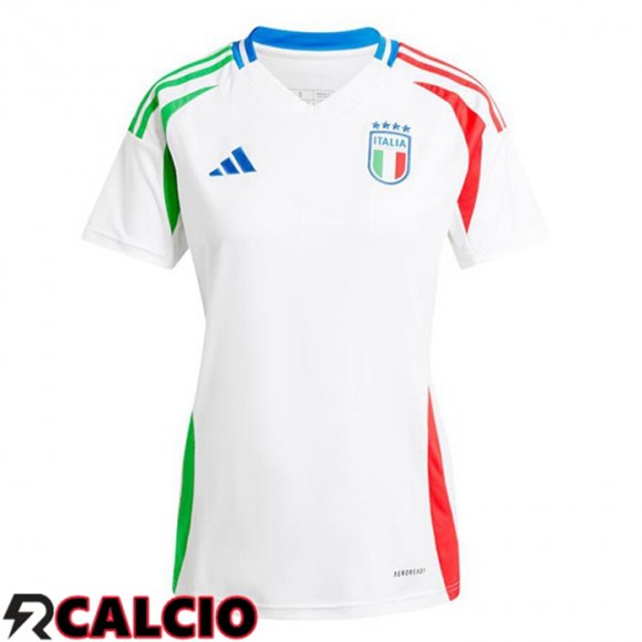 Maglia Italia Donna Seconda Bianco UEFA Euro 2024