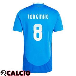 Maglia Italia (JORGINHO 8) Prima Blu UEFA Euro 2024