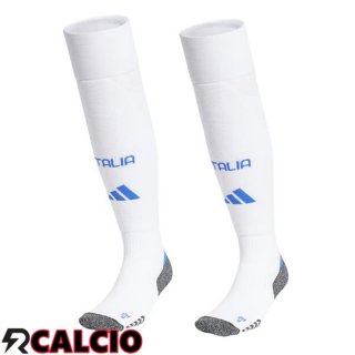 Calzini Calcio Italia Seconda Bianco 2024/2025
