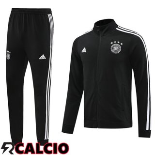 Tuta Calcio Giacca Calcio Germania Nero 2024/2025