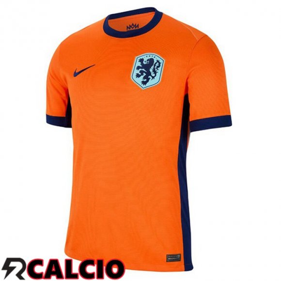 Maglie Calcio Paesi Bassi Prima Arancia UEFA Euro 2024