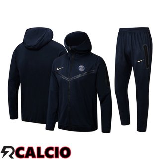 Giacca Con Cappuccio Tuta Giacca A Vento PSG Blu Scuro 2024/2025