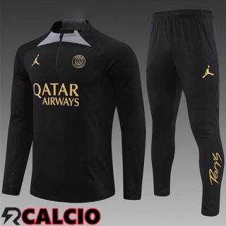 Tuta Calcio PSG Bambino Nero 2024/2025