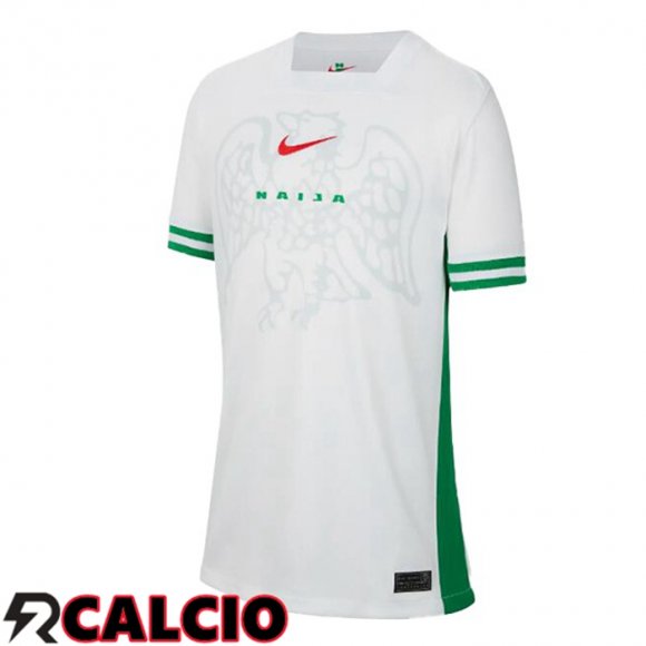 Maglie Calcio Nigeria Prima Bianco 2024/2025  Maglie Calcio Nigeria Prima Bianco 2024/2025