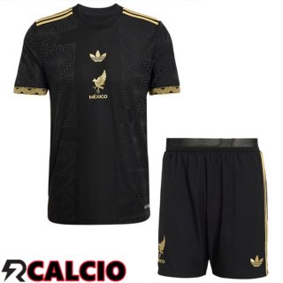 Maglia Nazionale Messico Bambino Nero Giallo 2025/2026
