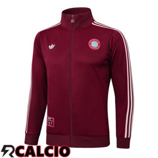Giacca Calcio Bayern Monaco Rosso 2025/2026